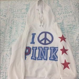 Victoria secret pink hoodie; size M
